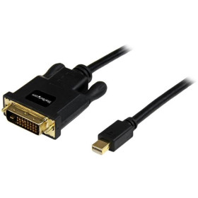 StarTech.com Câble Mini DisplayPort vers DVI de 1,8m - Adaptateur Mini DP à DVI - Vidéo 1080p - Lien Unique Passif mDP 1.2 vers