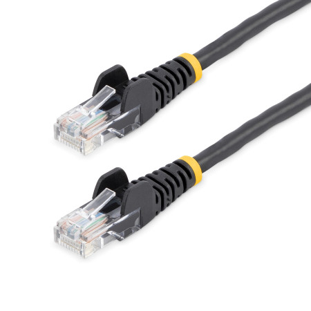 StarTech.com 45PAT5MBK networking cable Black 196.9" (5 m) Cat5e U/UTP (UTP)