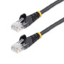 StarTech.com 45PAT5MBK networking cable Black 196.9" (5 m) Cat5e U/UTP (UTP)