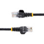StarTech.com 45PAT5MBK networking cable Black 196.9" (5 m) Cat5e U/UTP (UTP)