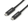 StarTech.com TBLT3MM1MA Thunderbolt cable 39.4" (1 m) 40 Gbit/s Black