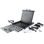 StarTech.com RKCONS1901 rack console 19" 1280 x 1024 pixels Steel Black 1U