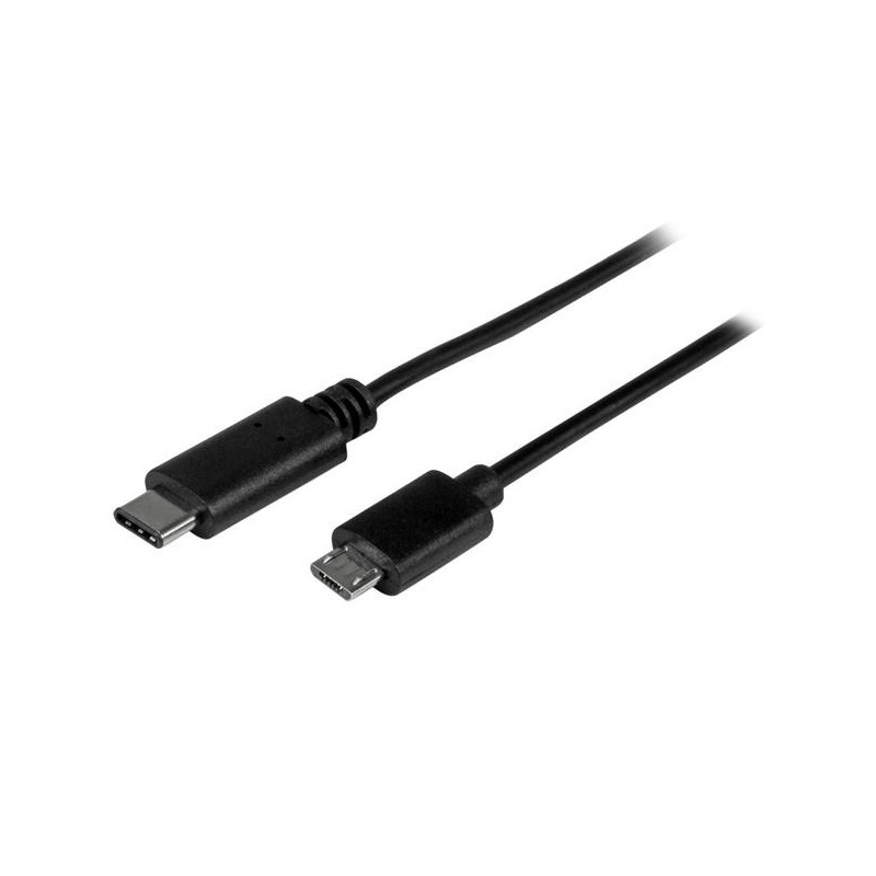 StarTech.com Câble USB-C vers Micro USB-B de 50cm, Câble de Transfert de Données, USB 2.0, USB C vers Micro-B