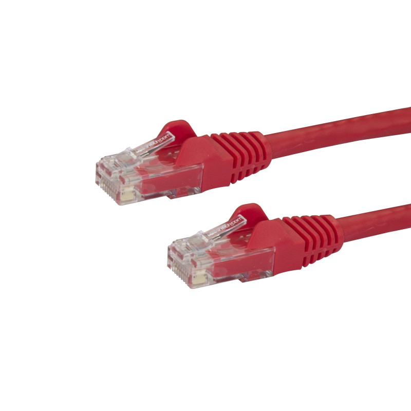 StarTech.com N6PATC50CMRD networking cable Red 19.7" (0.5 m) Cat6 U/UTP (UTP)