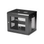StarTech.com Armoire Réseau Murale 9U à 2 Montants avec Étagère 1U, Baie Serveur Murale 19" pour