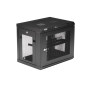 StarTech.com Armoire Réseau Murale 9U à 2 Montants avec Étagère 1U, Baie Serveur Murale 19" pour