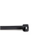 StarTech.com Colliers de Serrage 25 cm Noirs - Largeur 4 mm - Diam. faisceau 68 mm - Résistance traction 22 kg - Fermeture