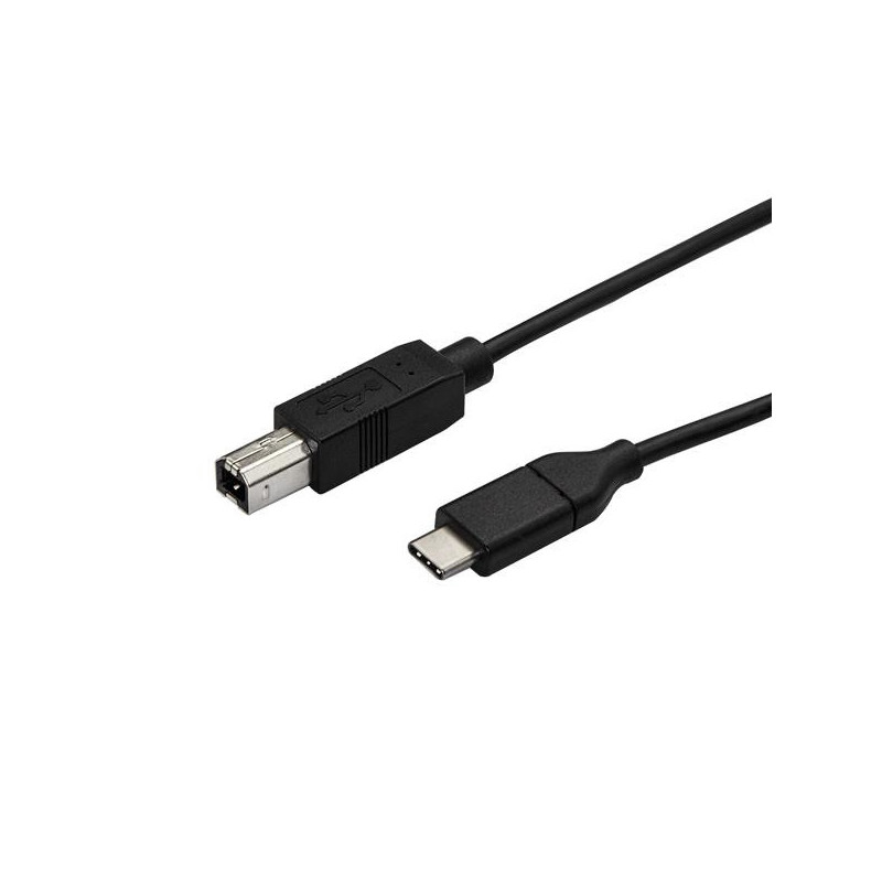 StarTech.com Câble USB-B vers USB-C de 50cm, Câble de Transfert de Données, USB 2.0, USB-C