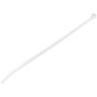 StarTech.com Colliers de Serrage 25 cm Blancs - Largeur 4 mm - Diam. faisceau 68 mm - Résistance traction 22 kg - Fermeture