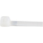 StarTech.com Colliers de Serrage 25 cm Blancs - Largeur 4 mm - Diam. faisceau 68 mm - Résistance traction 22 kg - Fermeture