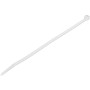 StarTech.com CBMZT8N cable tie Releasable cable tie Nylon, Plastic White 100 pc(s)