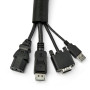 StarTech.com WKSTNCM2 cable organizer Cable sleeve Black 1 pc(s)
