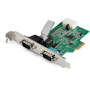 StarTech.com Carte adaptateur PCI Express vers serie RS232 - 2 ports - 16950 UART - Cache FIFO de 256 octets - ASIX AX99100 -