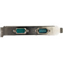 StarTech.com Carte adaptateur PCI Express vers serie RS232 - 2 ports - 16950 UART - Cache FIFO de 256 octets - ASIX AX99100 -