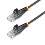 StarTech.com N6PAT250CMBKS networking cable Black 98.4" (2.5 m) Cat6 U/UTP (UTP)