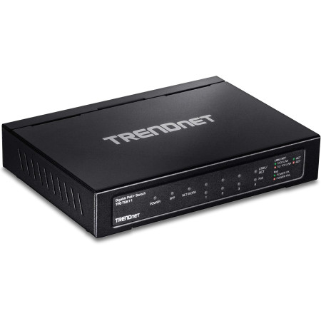 Trendnet TPE-TG611 commutateur réseau Gigabit Ethernet (10/100/1000) Connexion Ethernet, supportant l'alimentation via ce port (