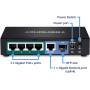 Trendnet TPE-TG611 network switch Gigabit Ethernet (10/100/1000) Power over Ethernet (PoE) Black