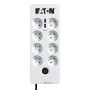 Eaton PB8TUF protection surtension Noir, Blanc 8 sortie(s) CA 220 - 250 V 1,5 m