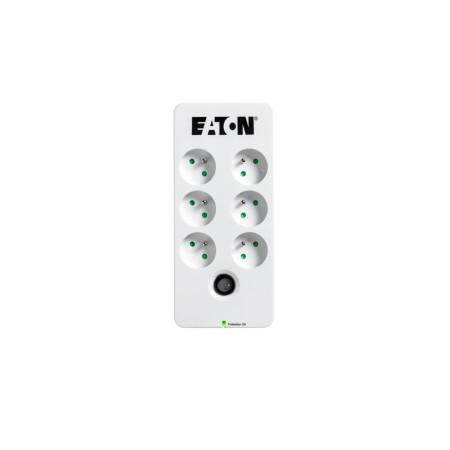 Eaton PB6F protection surtension Noir, Blanc 6 sortie(s) CA 220 - 250 V 1,5 m