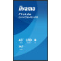 iiyama LH4364UHS-B1AG Écran d'affichage dynamique Écran plat de signalisation numérique 109,2 cm (43") LED Wifi 500 cd/m² 4K