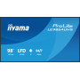 iiyama LE9864UHS-B1AG Écran d'affichage dynamique Écran plat de signalisation numérique 2,49 m (98") Wifi 500 cd/m² 4K Ultra HD