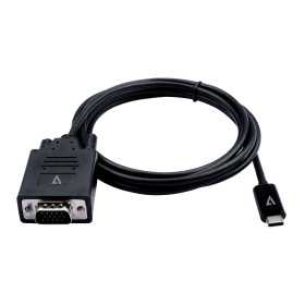 BLACK USB-C TO VGA VIDEO CABLE