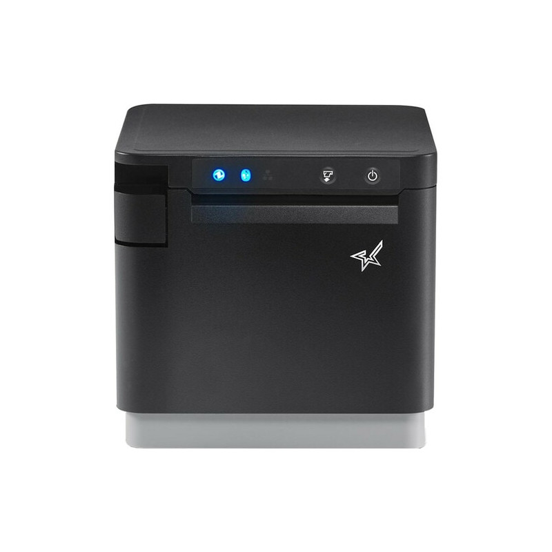 Star Micronics mC-Print3, Thermal, 3in, Cutter, Ethernet (LAN), USB, CloudPRNT, Black, EU & UK