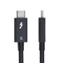 StarTech.com Câble Thunderbolt 5 de 1m, 80Gbps/Jusqu'à 120Gbps, 240W PD, 8K 60Hz, Câble Thunderbolt Certifié, Compatible avec