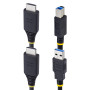 StarTech.com Câble KVM HDMI de 1,8m et USB 5Gbps, 4K 60Hz, Câble Combo HDMI 2.0 et USB pour Commutateurs/Switchs KVM