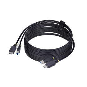 StarTech.com HU12210-KVM-CABLE KVM cable Black 122" (3.1 m)