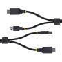 StarTech.com Câble KVM HDMI de 3 m et USB 5Gbps, 4K 60Hz, Câble Combo HDMI 2.0 et USB pour Commutateurs/Switchs KVM