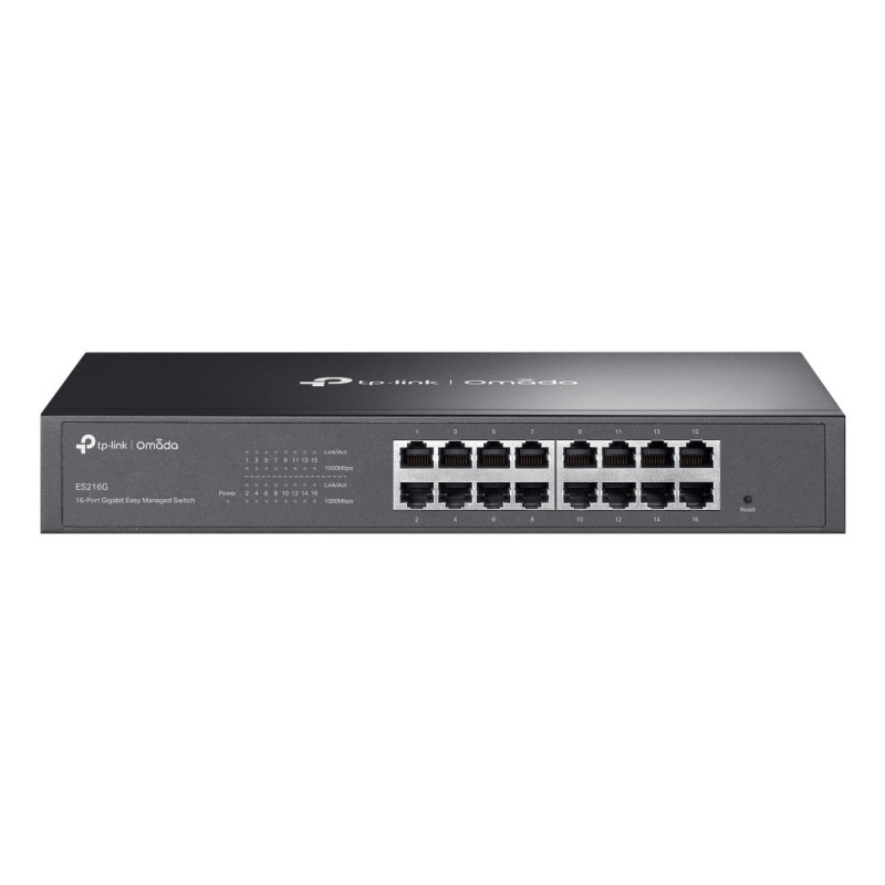 TP-Link Omada ES216G network switch Managed L2 Gigabit Ethernet (10/100/1000) Black
