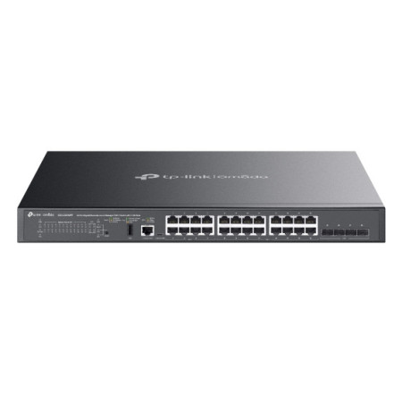 TP-Link SG5428XMPP network switch Managed L3 Gigabit Ethernet (10/100/1000) Power over Ethernet (PoE) Black