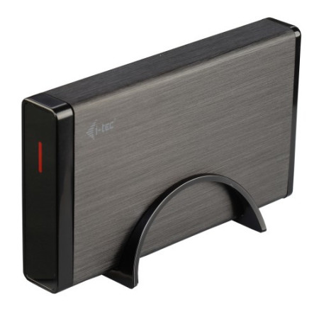 i-tec MYSAFE35U401 storage drive enclosure HDD enclosure Black, Metallic 3.5"