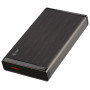 i-tec MYSAFE35U401 storage drive enclosure HDD enclosure Black, Metallic 3.5"