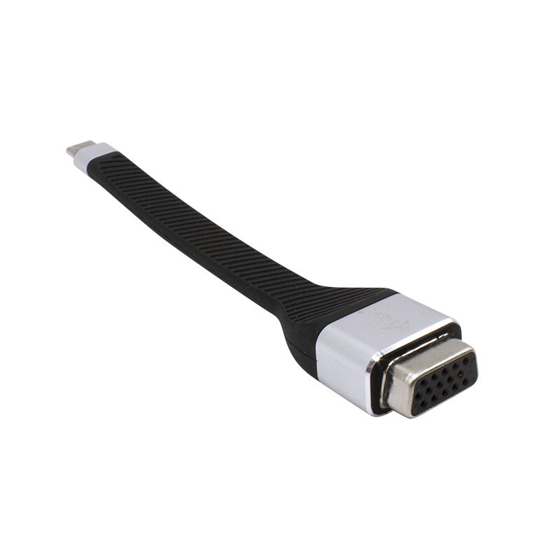 i-tec C31FLATVGA60HZ video cable adapter 4.33" (0.11 m) USB Type-C VGA (D-Sub) Black
