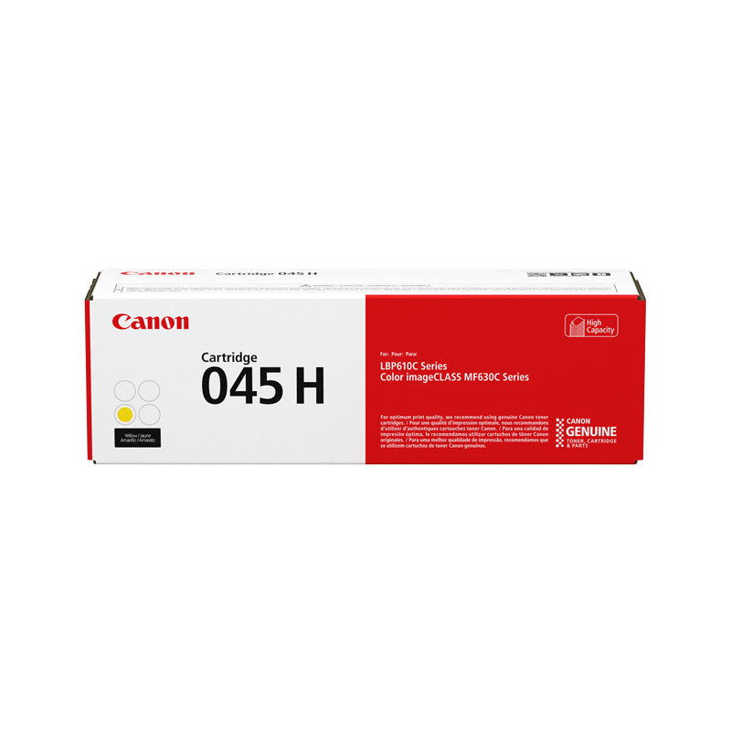 Canon 045 H Cartouche de toner 1 pièce(s) Original Jaune