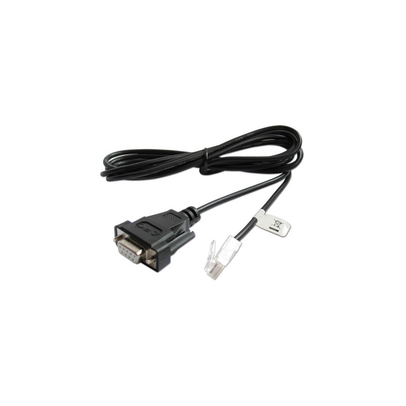 APC AP940-0625A cable gender changer DB9 RJ45 Black