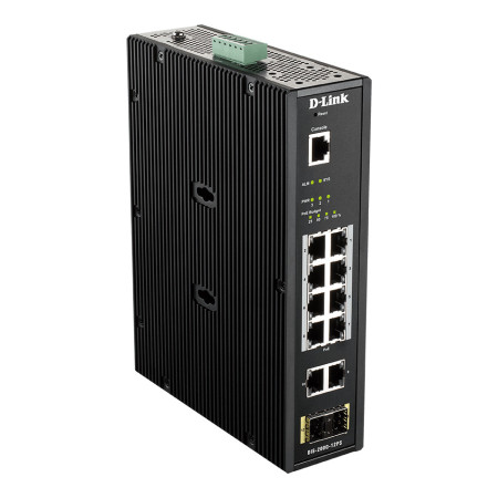 D-Link DIS-200G-12PS commutateur réseau Géré L2 Gigabit Ethernet (10/100/1000) Connexion Ethernet, supportant l'alimentation