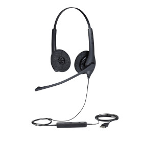 Jabra 1559-0159 headphones/headset Wired Head-band Office/Call center USB Type-A Bluetooth Black