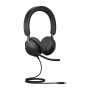 Jabra Evolve2 40 SE Casque Avec fil Arceau Appels/Musique USB Type-C Noir