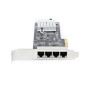 StarTech.com Carte Réseau PCIe à 4 Ports 2,5 Gbps NBASE-T, Intel I225-V - Carte Réseau pour PC - Carte Réseau Ethernet