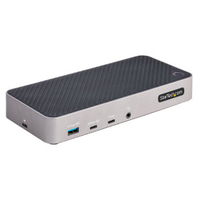 StarTech.com 116E-USBC-DOCK laptop dock/port replicator Wired USB 3.2 Gen 2 (3.1 Gen 2) Type-C Gray, Silver