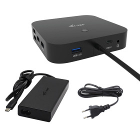 i-tec C31TRI4KDPDPRO100 laptop dock/port replicator Wired USB 3.2 Gen 1 (3.1 Gen 1) Type-C Black