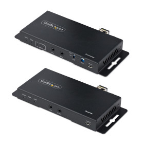 StarTech.com Kit Extender HDMI Fibre Optique - 4K60Hz jusqu'à 1km (Monomode) ou 300m (Multimode) Fibre optique LC, HDR, HDCP,