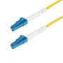 StarTech.com Câble Fibre Optique de 1m Simplex Monomode LC à LC (UPC) OS2, 9/125µm, 40G/100G, Cordon Fibre Optique, Insensible