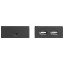 StarTech.com Prolongateur USB 2.0 4 Ports - Extendeur USB sur Cat5/Cat6 Jusqu'à 40m - Prolongateur Compact USB 2.0 sur Ethernet