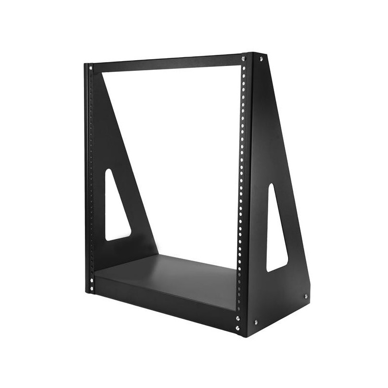 StarTech.com 2POSTRACK12 rack cabinet 12U Freestanding rack Black
