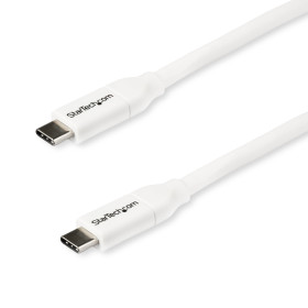 StarTech.com Câble de Charge Rapide USB-C de 2m, Charge et Synchronisation, 100W (5A) PD, USB 2.0, Certifié USB-IF - Cordon de