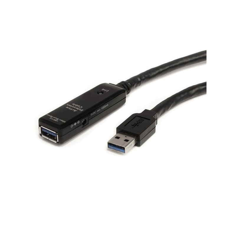 StarTech.com USB3AAEXT3M USB cable USB 3.2 Gen 1 (3.1 Gen 1) 118.1" (3 m) USB A Black